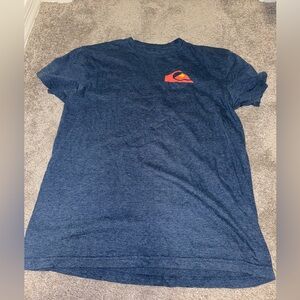 Quicksilver short sleeve blue red and yellow shirt kids